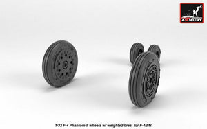 Armory Models AW32306 F-4 Phantom-II wheels w/ weighted tires, early 1/32 – image 2