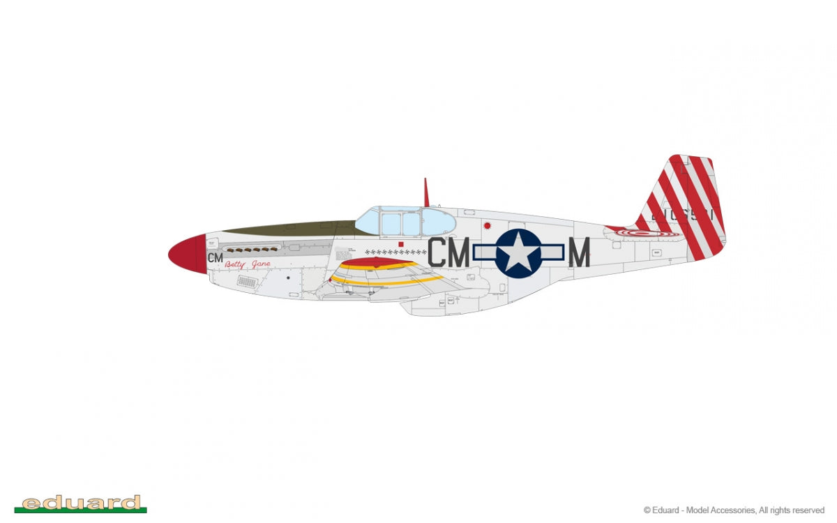 Eduard 82107 P-51B Mustang Birdcage canopy 1/48 – Bild 8
