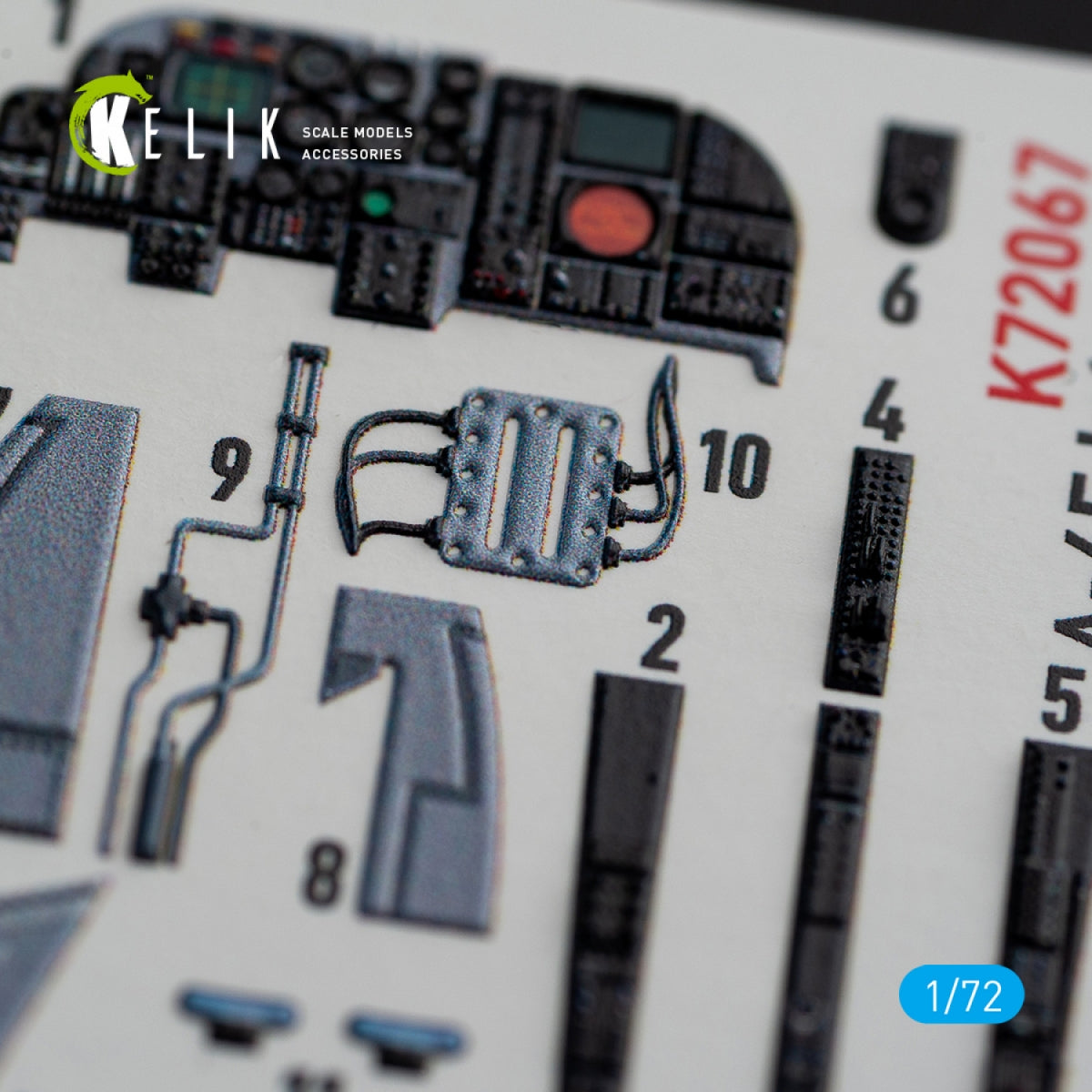 KELIK K72067 A-6E INTRUDER INTERIOR 3D DECALS FOR ITALERI KIT 1/72 – image 5