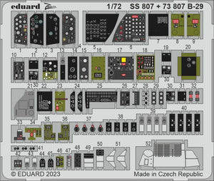 Eduard BIG72177 B-29 HOBBY 2000, ACADEMY 1/72 – obrázek 6