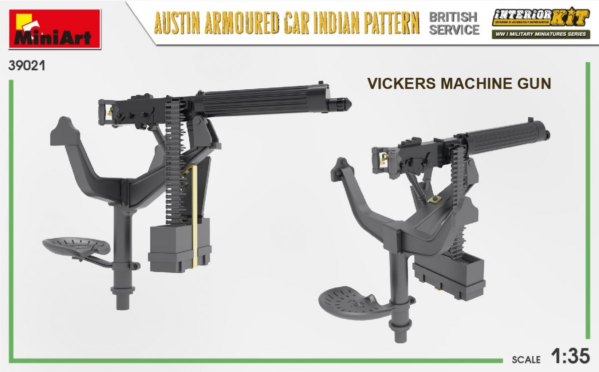 Miniart 39021 AUSTIN ARMORED CAR INDIAN PATTERN. BRITISH SERVICE. INTERIOR KIT 1/35 – obrázek 11