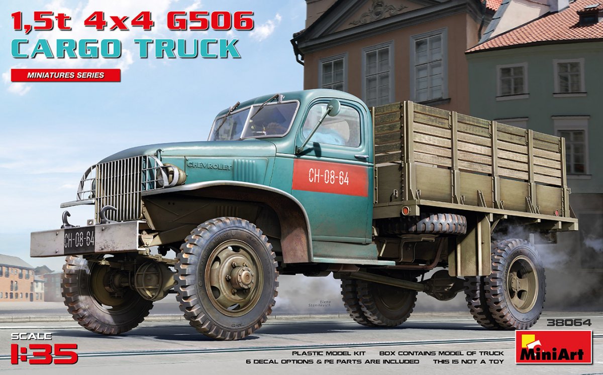 MiniArt 38064 1.5t 4×4 G506 CARGO TRUCK 1/35