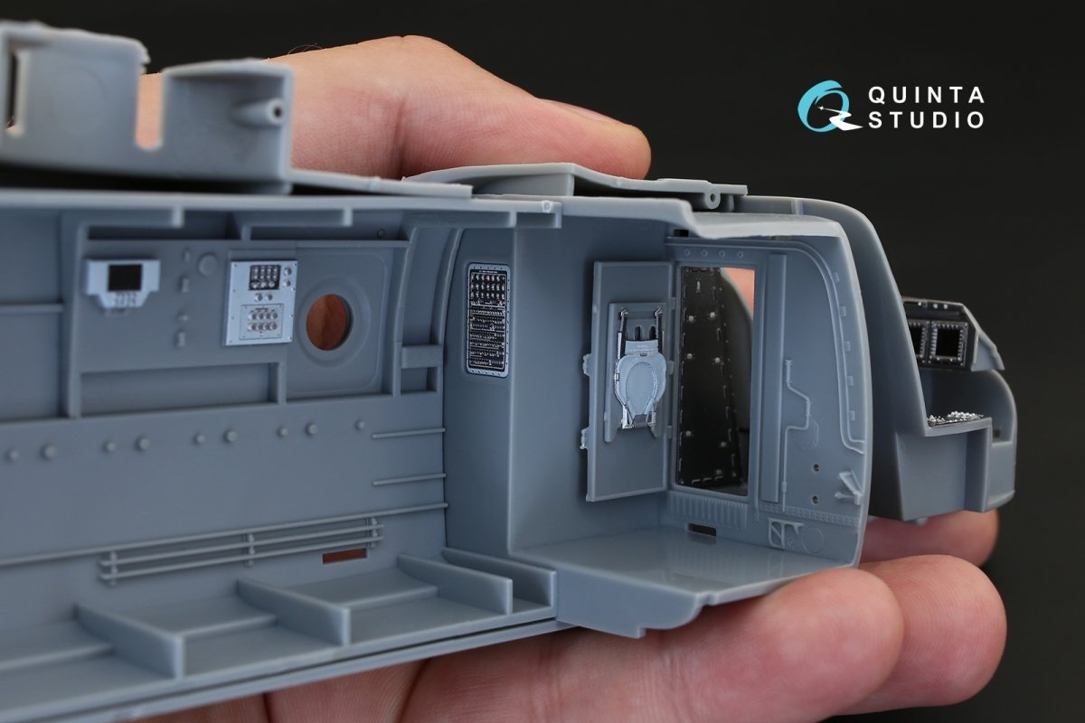 Quinta Studio QD48182 MV-22 Osprey 3D-Printed &amp;amp; colored Interior on decal paper (for HobbyBoss kit) 1/48 – obrázek 7