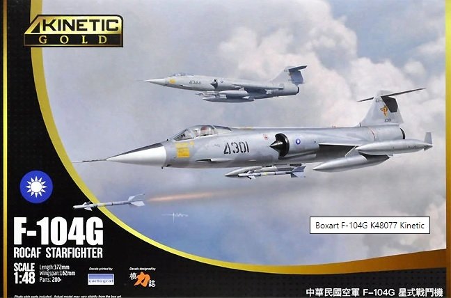 Kinetic K48077 F-104G ROCAF Starfighter 1/48