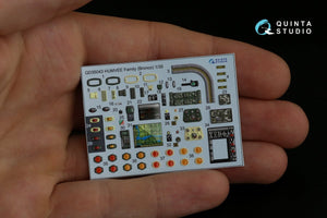 Quinta Studio QD35043 HUMVEE Family 3D-Printed &amp;amp; colored Interior on decal paper (Bronco) 1/35 – Bild 10
