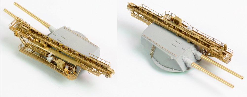 Pontos 35023FB USS BB-34 New York 1944 Detail-up set (w/Teak Blue Deck, Barrels, Resin, PE) – Bild 20