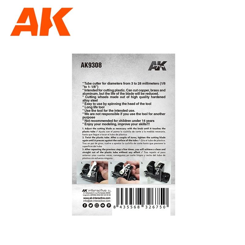 AK Interactive AK9308 TUBE CUTTER – zdjęcie 2