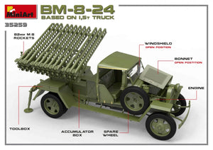 MiniArt 35259 Soviet Rocket Launcher BM-8-24 1/35 – image 13