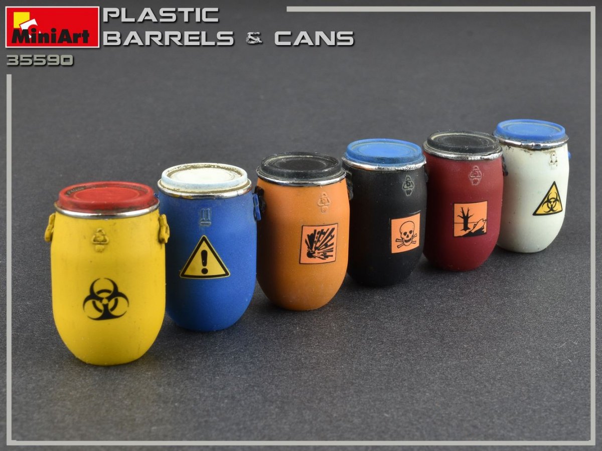 MiniArt 35590 Plastic Barrels &amp;amp; Cans 1/35 – image 8
