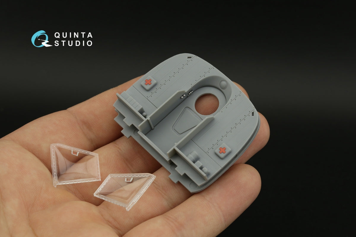 Quinta Studio QD48382 Mi-8MT 3D-Printed &amp;amp; colored Interior on decal paper (Trumpeter) 1/48 – immagine 10