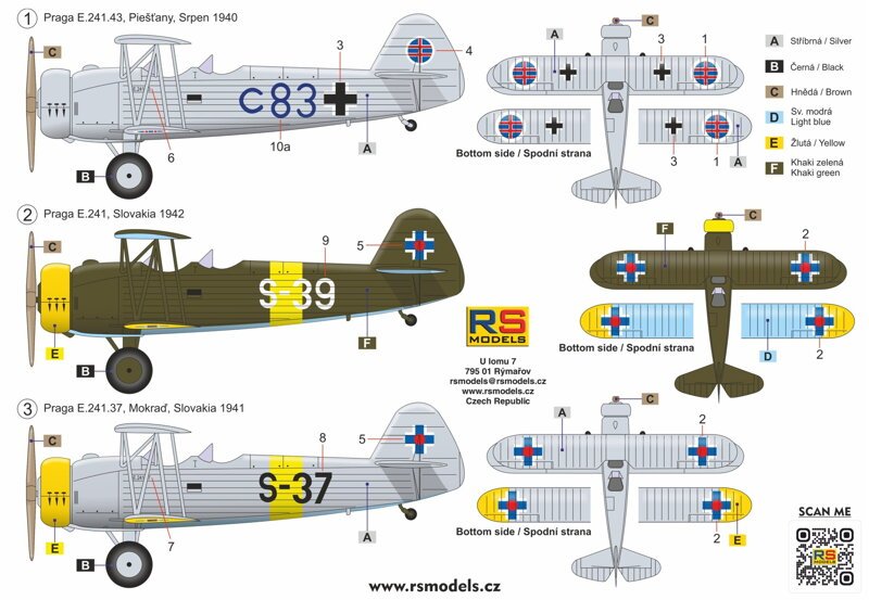 RS Models 94012 Prague E-241 1/72 – obrázek 2