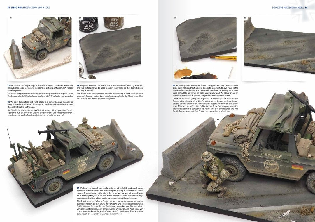 AK Interactive AK524 BUNDESWEHR – MODERN GERMAN ARMY IN SCALE EN/DE – obrázek 4