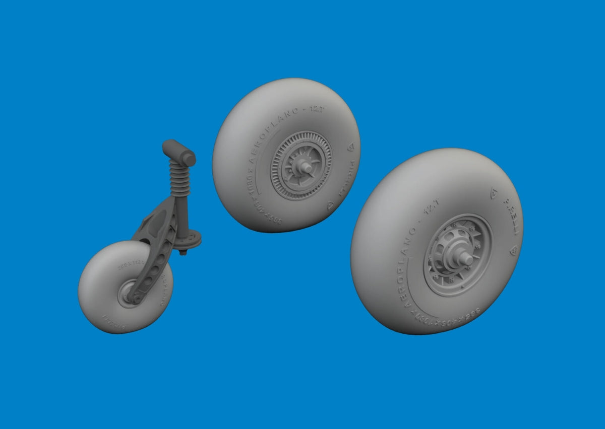 Eduard 6481042 SM.79 wheels FLASHBACK 1/48 – image 3