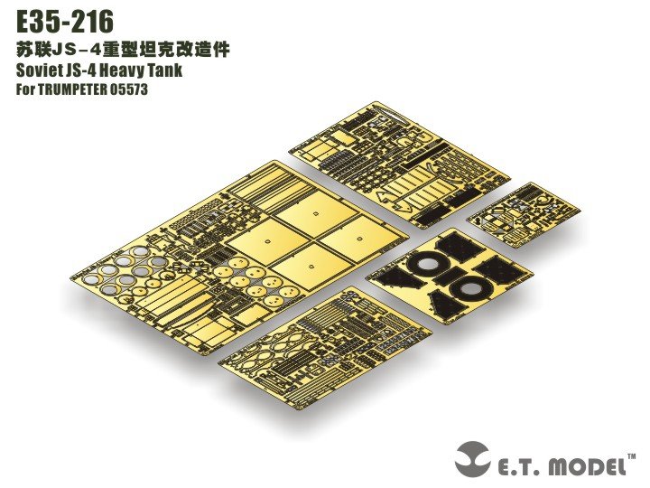 Maquette ET E35-216 Char lourd soviétique JS-4 (Pour TRUMPETER 05573) (1/35)