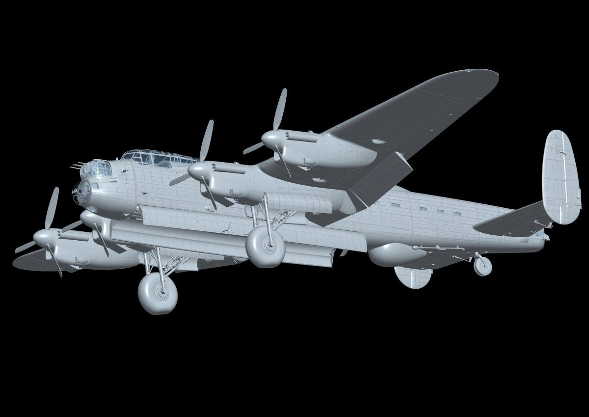 HK Models 01E012 Avro Lancaster B MkI/ B MkIII/ Dambuster 3 in 1 1/32 – Bild 11
