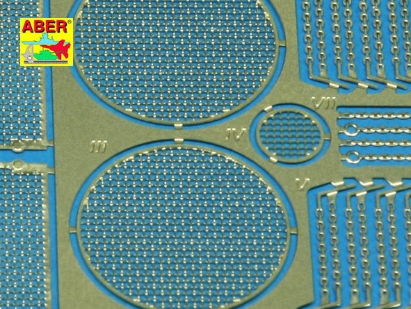 Aber 35G04 Grilles for german self-propelled gun Jagdpanther 1/35 – image 3