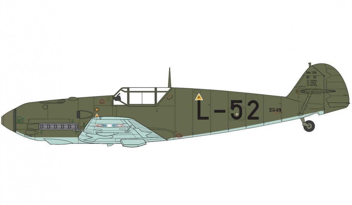 Airfix 05120B Messerschmitt Bf109E-3/E-4 05120B 1/48 – Bild 2