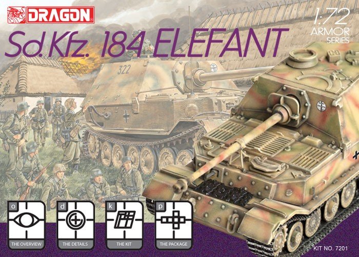 Dragon 7201 SdKfz.184 Elefant 1/72 – image 2