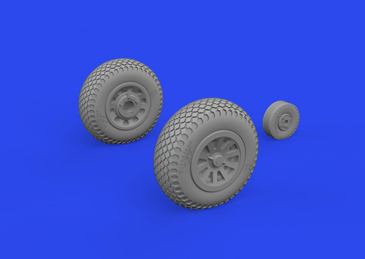 Eduard 672368 P-51D wheels cross tread EDUARD 1/72 – image 3