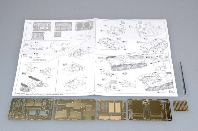 Trumpeter 06602 German Dick Max self-propelled artillery upgrade 1/35 – obrázek 2