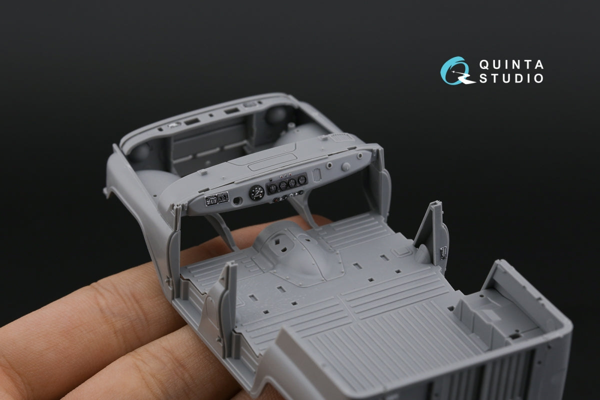 Quinta Studio QD35115 UAZ-469 3D-Printed &amp;amp; colored Interior on decal paper (Zvezda) 1/35 – Bild 11