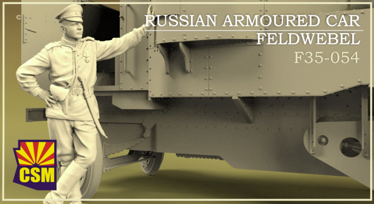 Copper State Models F35-054 Russian Armored Car Feldwebel 1/35