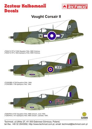Techmod 32009 - Vought Corsair II 1/32 – zdjęcie 2