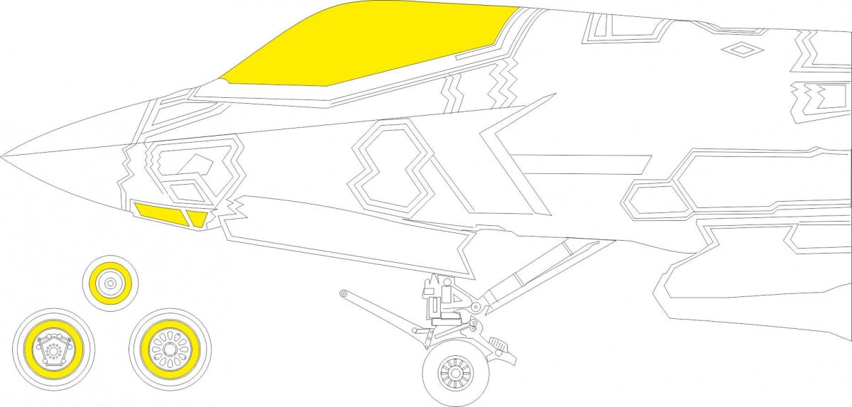 Eduard 674066 Lockheed Martin F-35 B Lightning II - LööKplus Set (for Tamiya Kits) 1/72