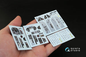 Quinta Studio QD32042 F-105G 3D-Printed &amp;amp; colored Interior on decal paper (for Trumpeter kit) 1/32 – obrázek 2