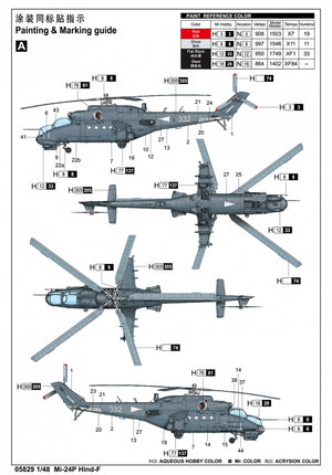 Trumpeter 05829 Mi-24P Hind-F 1/48 – obrázek 4