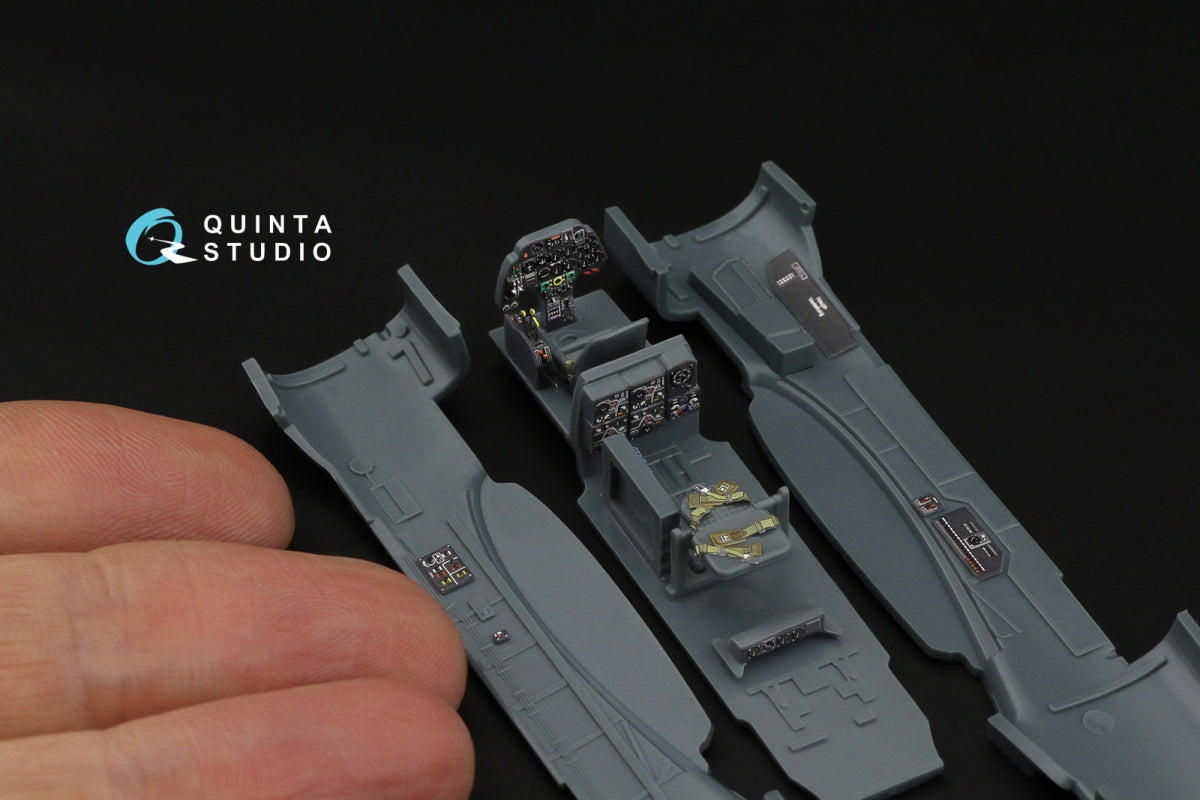 Quinta Studio QD72188 Bf 110G2/4 3D-Printed &amp;amp; colored Interior on decal paper (Eduard) 1/72 – Bild 7