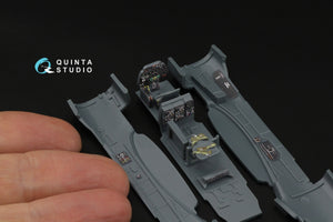 Quinta Studio QD72188 Bf 110G2/4 3D-Printed &amp;amp; colored Interior on decal paper (Eduard) 1/72 – Bild 7