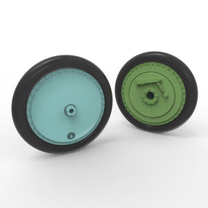 Quinta Studio QT48035 I-16 Wheels (early type) with separate hubs and weighted tires (all kits) 1/48 – obrázek 3