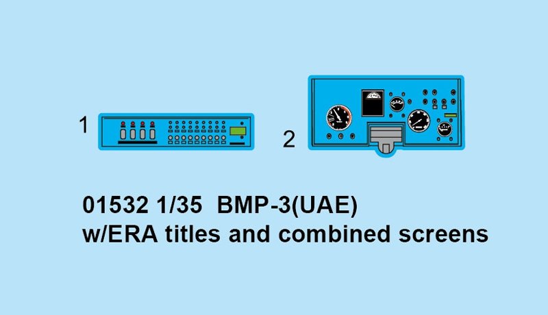 Trumpeter 01532 BMP-3(UAE) w/ERA titles and combined screens 1/35 – image 5