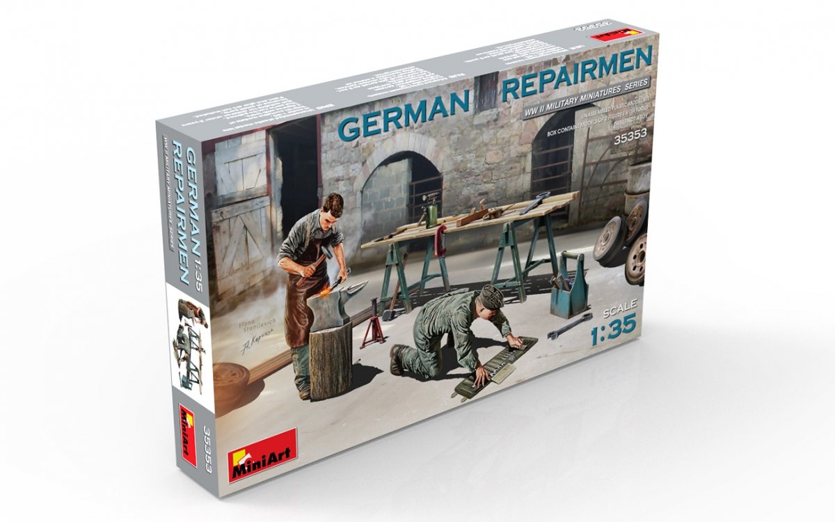 Miniart 35353 GERMAN REPAIRMEN 1/35 – image 2