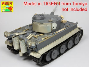 Aber 16143 Tiger I, E Tunisian with 501 Abt.- side fenders 1/16 – Bild 7