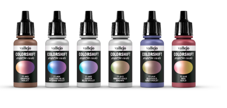 Vallejo 77091 Eccentric The Shifters Set of 6 paints 17ML - Space Dust
