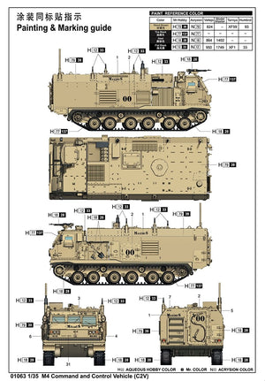 Trumpeter 01063 M4 Command and Control Vehicle (C2V) 1/35 – Bild 3