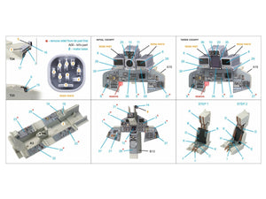 Quinta Studio QD+48263 Tornado GR.4 3D-Printed &amp;amp; colored Interior on decal paper (Revell) (with 3D-printed resin parts) 1/48 – Bild 2