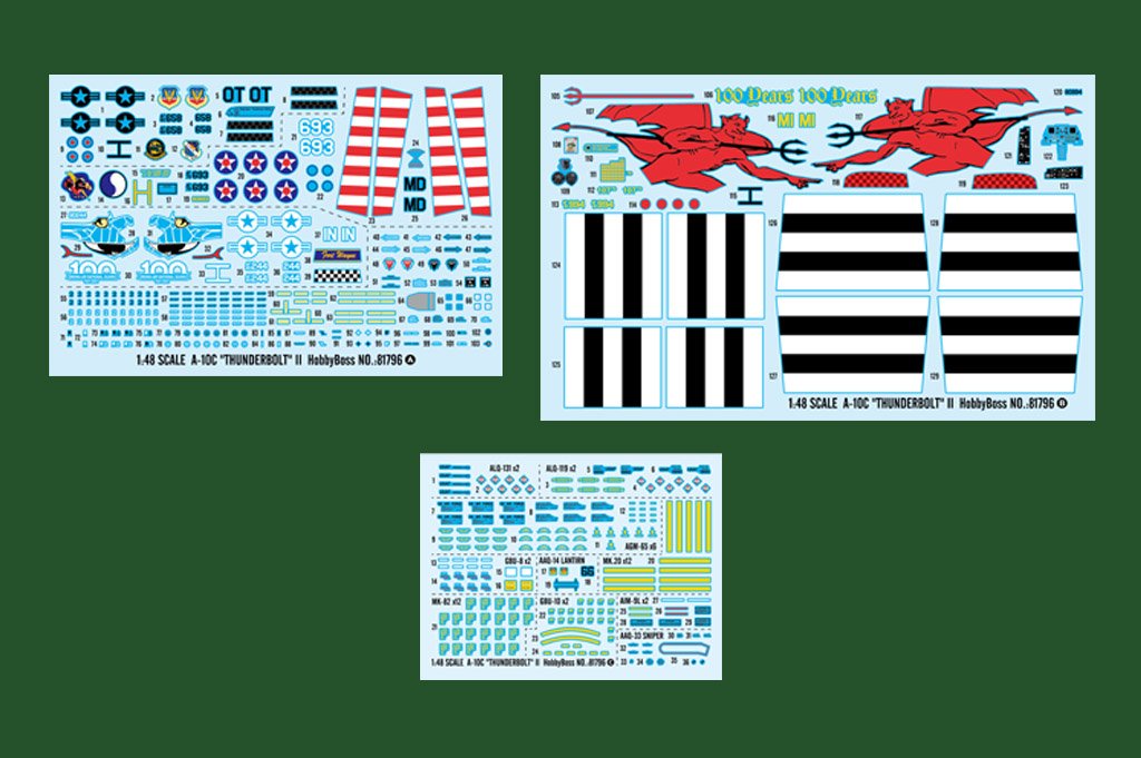 Hobby Boss 81796 A-10C Thunderbolt II américain au 1/48 – image 3