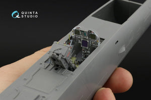 Quinta Studio QD32110 F/A-18A 3D-Printed &amp;amp; colored Interior on decal paper (Academy) 1/32 – image 6