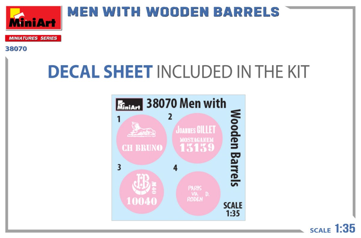MiniArt 38070 MEN WITH WOODEN BARRELS 1/35 – Bild 5