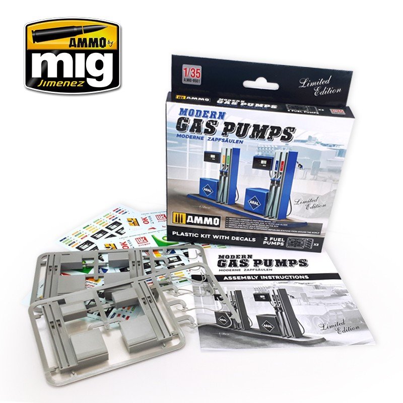 AMMO of Mig Jimenez 8501 MODERN GAS PUMPS Limited Edition 1/35 – obrázek 2