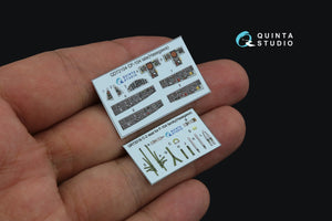 Quinta Studio QD72104 CF-104 late 3D-Printed &amp;amp; colored Interior on decal paper (Hasegawa) 1/72 – obrázek 6