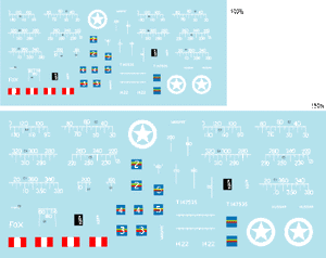 Star Decals 72-A1016 RMASG Sherman. Royal Marines Support tanks in Narmandie 1/72 – obrázek 3