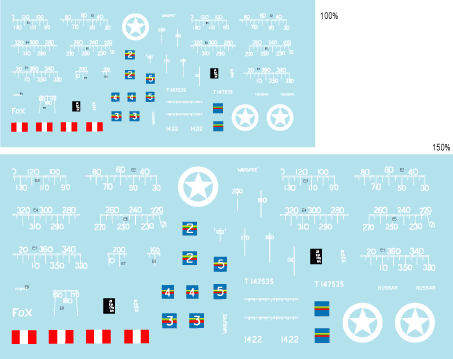 Star Decals 72-A1016 RMASG Sherman. Royal Marines Support tanks in Narmandie 1/72 – obrázek 3