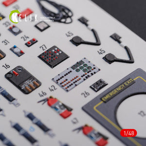 KELIK K48093 CH-47F interior 3D decals for Italeri kit 1/48 – image 8
