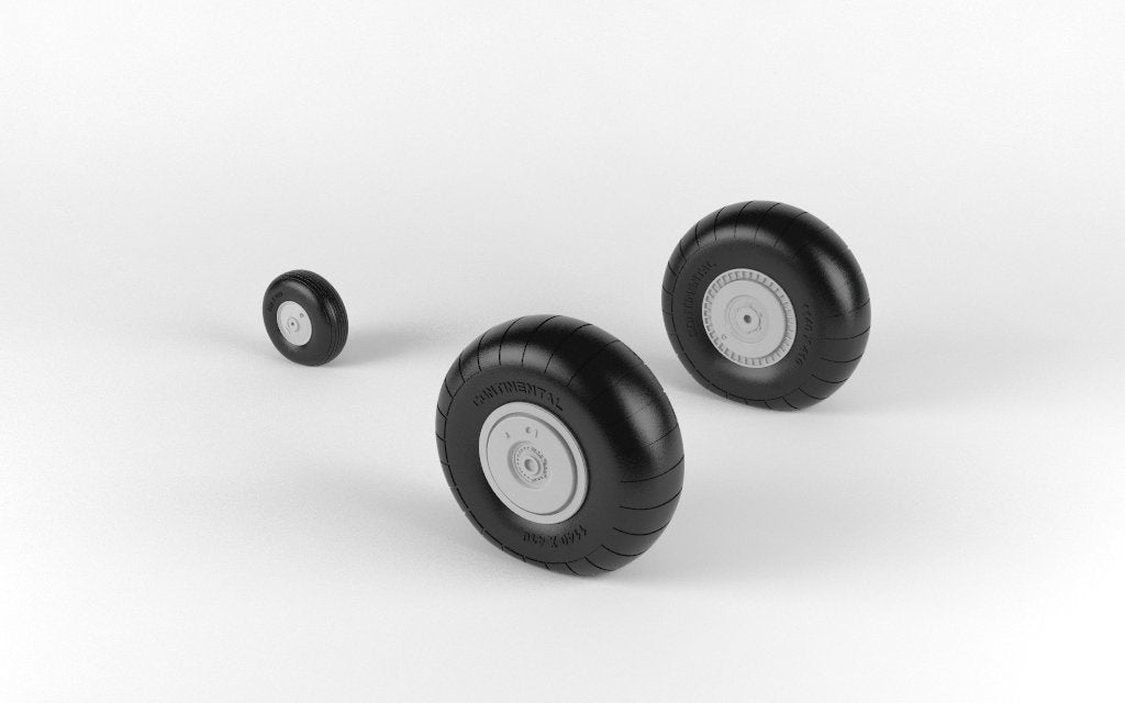 Armory Models AW48203 Junkers Ju 188 wheels w/ weighted tires 1/48 – image 4