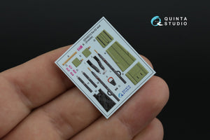 Quinta Studio QD48470 Ka-52 3D-Printed colored Interior on decal paper (Zvezda) 1/48 – image 3