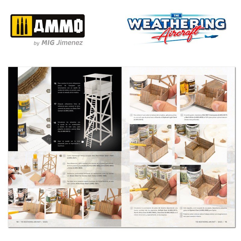 Ammo of Mig 5221 THE WEATHERING AIRCRAFT 21 – Bases (English) – image 2